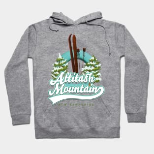 Attitash Mountain New Hampshire Ski logo Hoodie